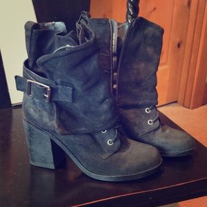 Fergie black booties